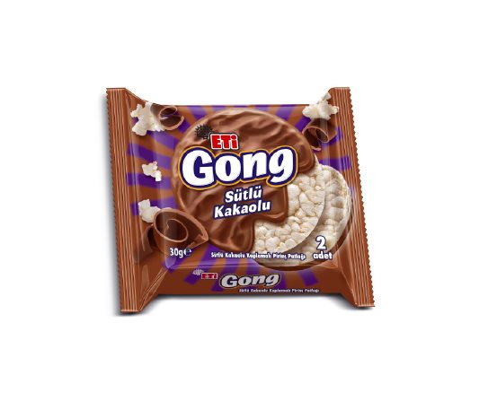 Eti Gong Sütlü Kakaolu Kaplamalı Pirinç Patlağı