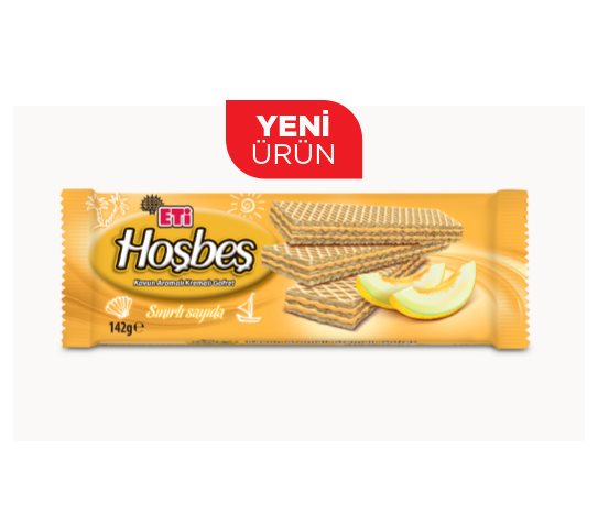 Eti Hoşbeş Kavun Aromalı Kremalı Gofret