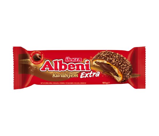 Albeni Kurabiyem Ekstra Sütlü Çikolatalı Karamel Dolgulu Bisküvi