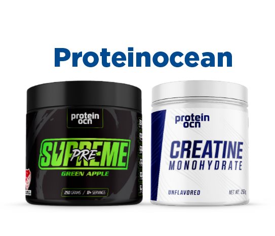 Proteinocean Yeşil Elma Aromalı Pre-Workout/Kreatin