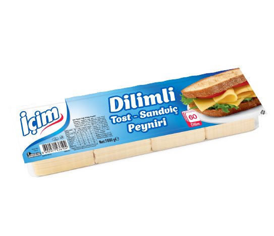 İçim Yarım Yağlı Dilimli Tost Peyniri