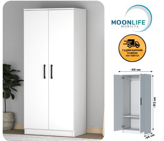 Moonlife NOYA 2 KAPAKLI GARDIROP
