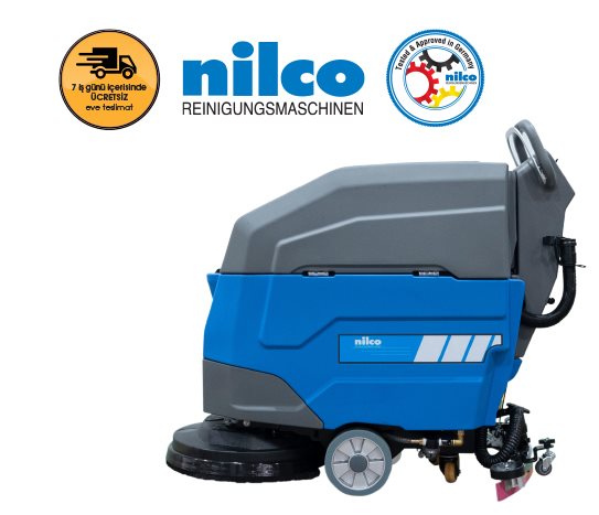 Nilco NİLCO FLEX 50/55 BT SÜRÜŞ MOTORLU AKÜLÜ ZEMİN TEMİZLEME MAKİNESİ
