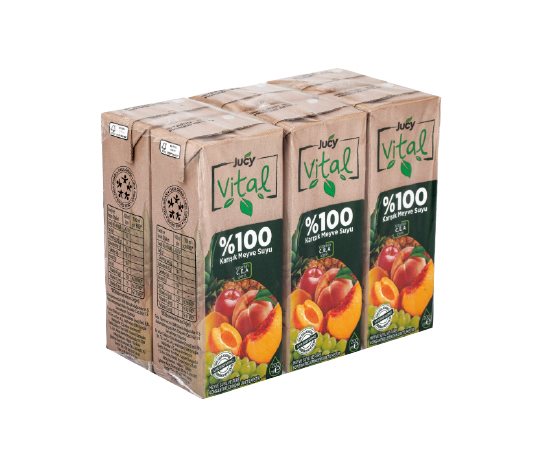 Jucy Vital %100 Karışık Meyve Suyu