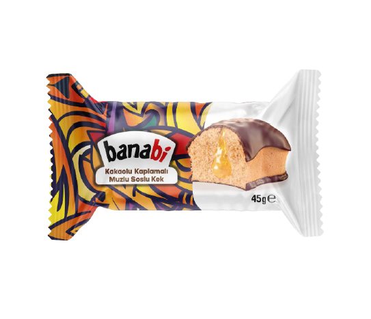 Banabi Çikolata Kaplamalı Muz Dolgulu Kek