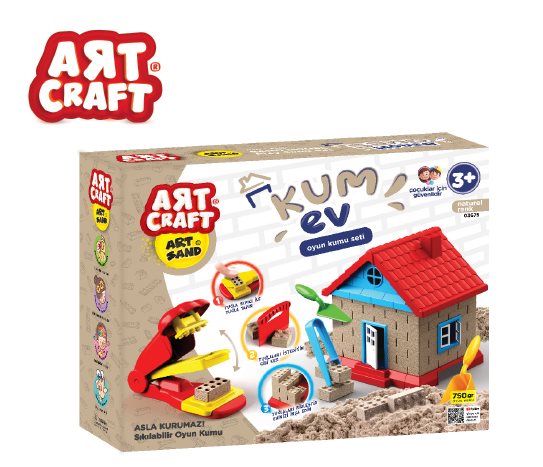 Art Craft Oyuncak Ev Yapım Kum Seti