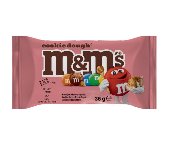 M&amp;M's Cookie Dought Kurabiye Hamuru Aroma Dolgulu Çikolatalı Draje