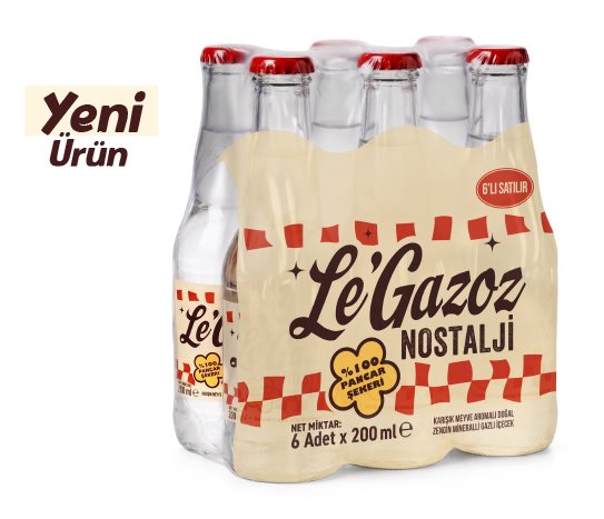 Le'Gazoz KARIŞIK MEYVE AROMALI GAZOZ