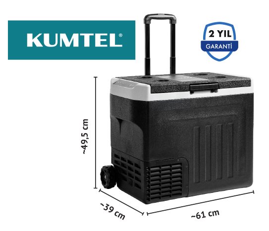 Kumtel ARAÇ VE EV TİPİ TAŞINABİLİR BUZDOLABI 37 L