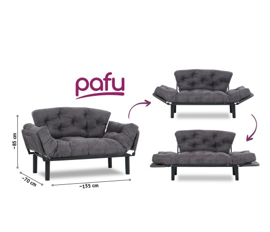 Pafu NİTTA İKİLİ YATAKLI KOLTUK