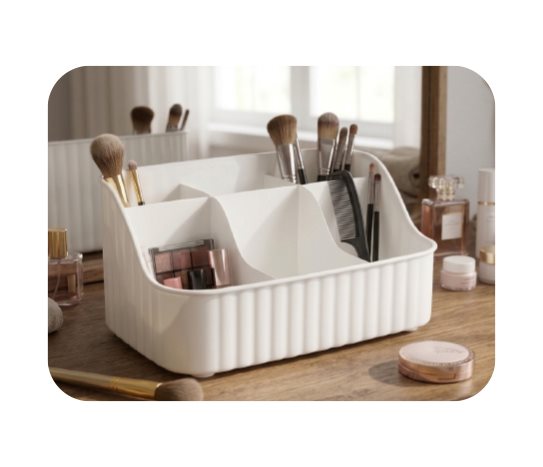 Ayaklı Bölmeli Organizer ~13,5x21 cm