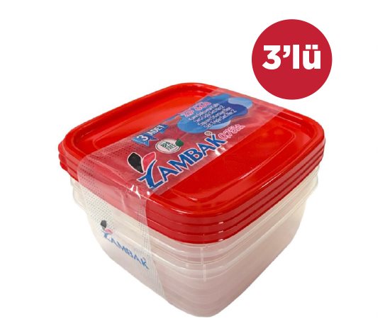 Kare Saklama Kabı ~0,75 L