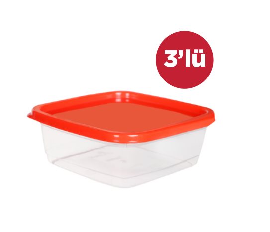 Kare Saklama Kabı ~0,45 L
