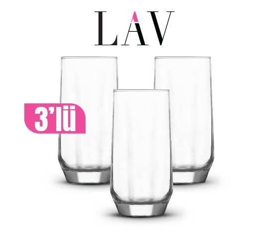 Lav Cam Meşrubat Bardağı ~385 cc