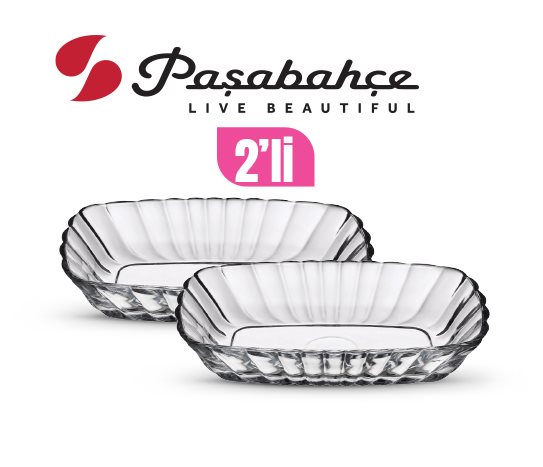 Paşabahçe Cam Servis Tabağı ~17,9 cm