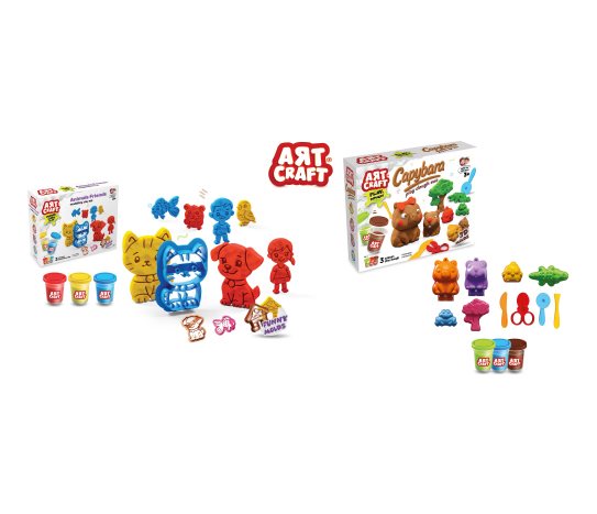 Art Craft Hayvan Dostları ve Capybara Hamur Seti