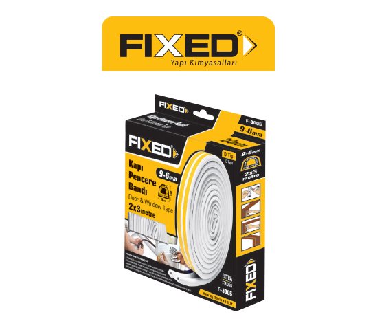 Fixed Kapı Pencere Bandı 2x3m D Tip