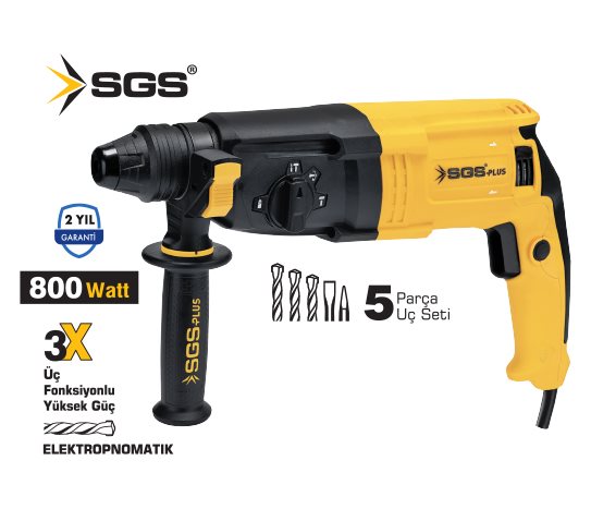 SGS KIRICI DELİCİ MATKAP SDS PLUS