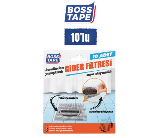 Boss Tape Yapışkanlı Gider Filtresi