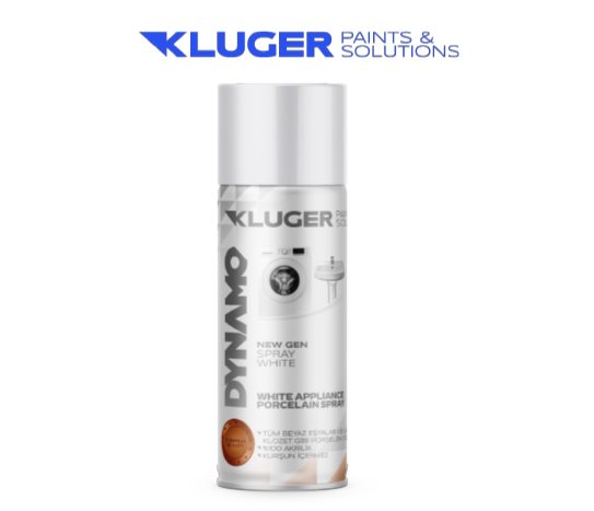 Kluger Beyaz Eşya&amp;Porselen Sprey Boyası 400 ml