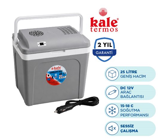 Kale Termos Oto Soğutucu Termos 25 L