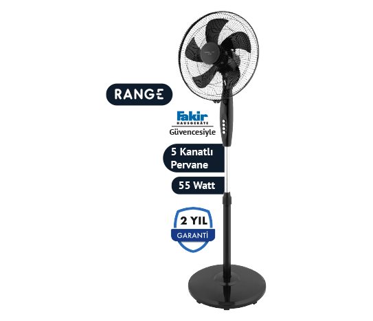 Range Vantilatör 5 Kanat 55 w
