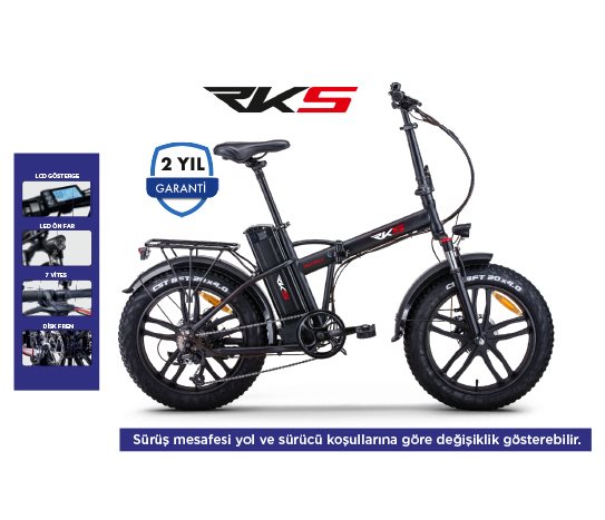 Rks Katlanabilir RSIII Pro X Elektrikli Bisiklet