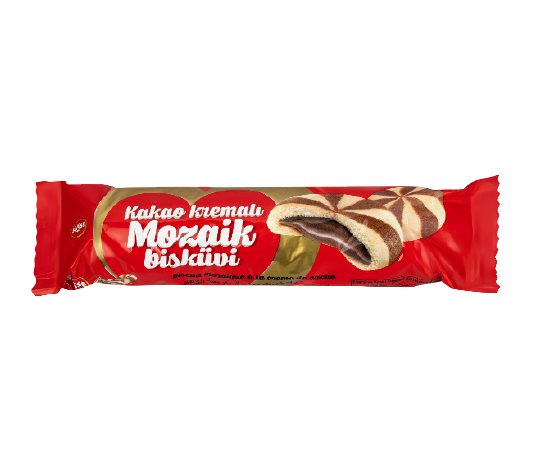 Süsse Kakao Dolgulu Mozaik Bisküvi