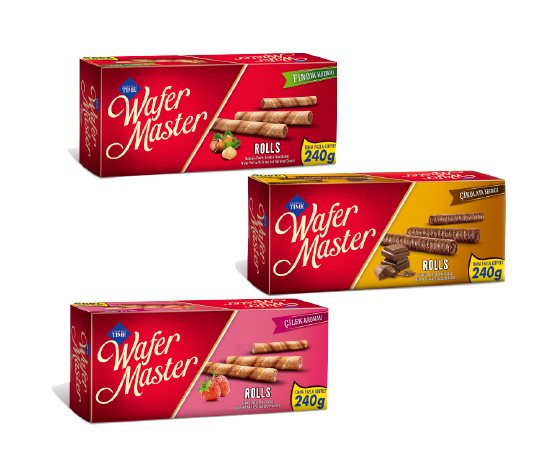 Wafer Master Rulo Gofret Çeşitleri