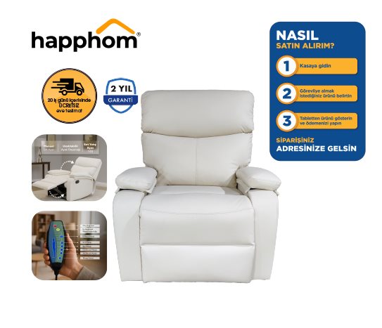 Happhom ELEKTRİKLİ MASAJ KOLTUĞU