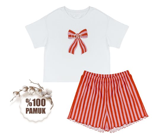 Şortlu Pijama Takımı Kadın