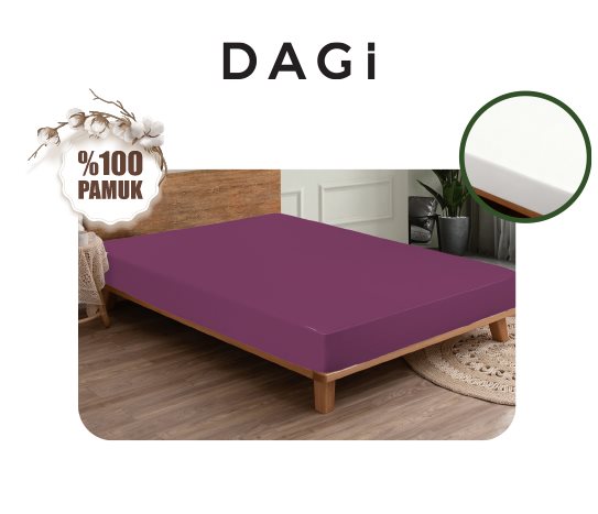 Dagi Çift Kişilik Lastikli Penye Çarşaf