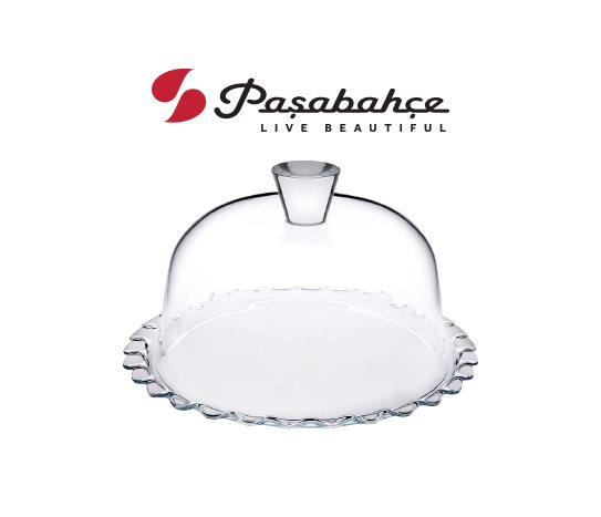 Paşabahçe Petite Patisserie Kapaklı Servis Tabağı