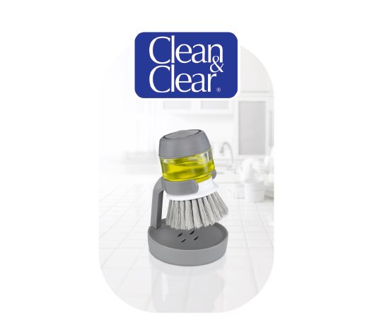 Clean&amp;Clear Standlı Hazneli Bulaşık Fırçası