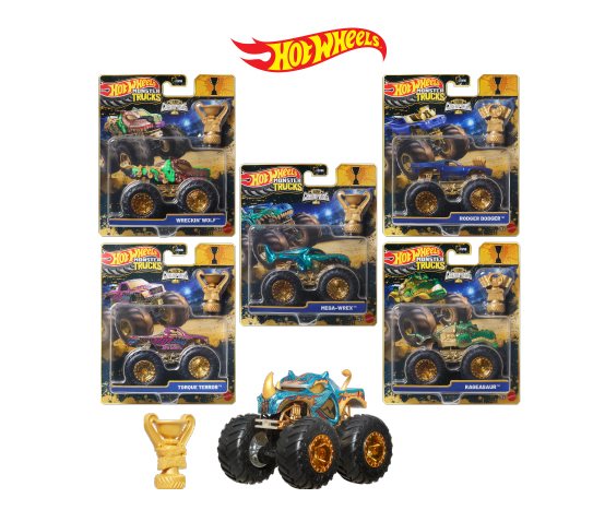 Hot Wheels Monster Trucks Bigfoot Trophy Şampiyonları