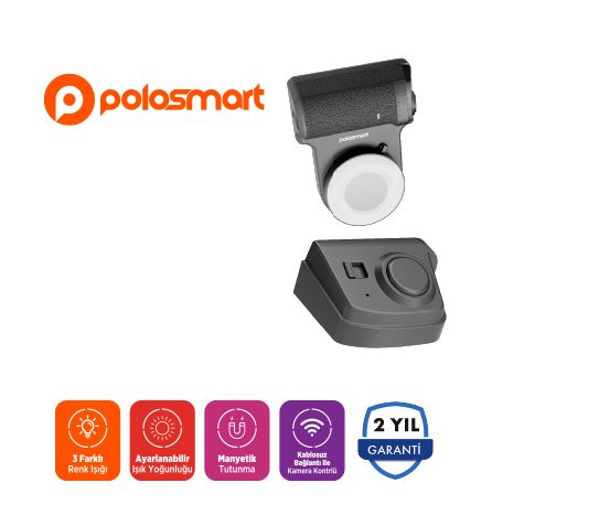 Polosmart Manyetik Kablosuz Fotoğraf Çekim Tutacağı