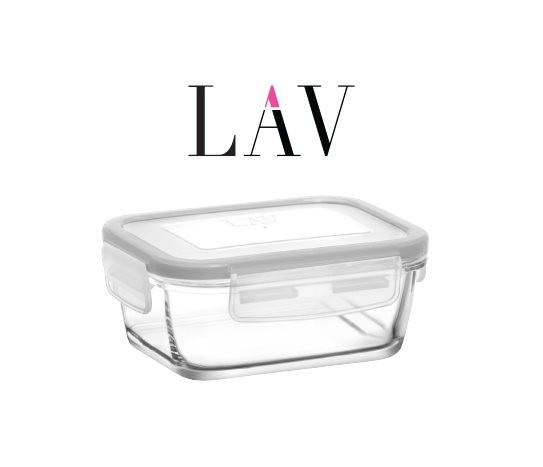 Lav Cam Kilitli Saklama Kabı Çeşitleri ~400 cc