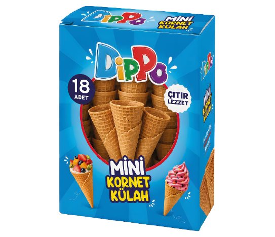 Dippo Mini Kornet Külah