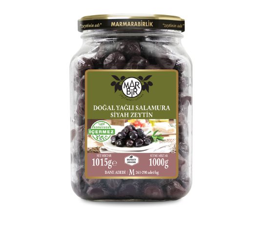Marmarabirlik Marbir Siyah Zeytin 261-290 Adet/Kg