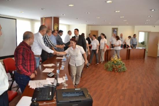 Aesob Yönetimi Personel İle Bayramlaştı