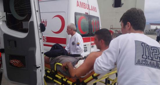 Samsun'da asker bıçaklandı!