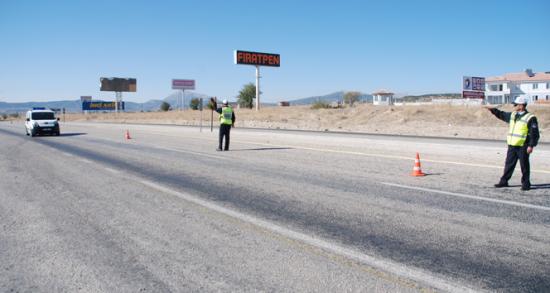 Isparta'da 174 araç trafikten men edildi!