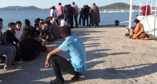 Ayvalık'ta 58 mülteci yakalandı!