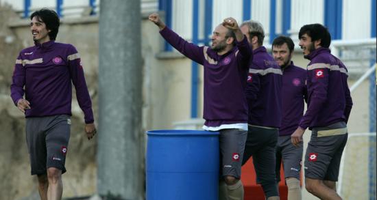 Osmanlıspor FK'da neşeli antrenman!