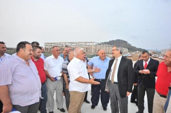 Vali Oduncu Toprakkale Küçük Sanayi Sitesi İnşaatında İncelemelerde Bulundu