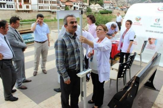 Amasya'daki Sağlık Yöneticilerine Beden Kütle İndeksi Testi