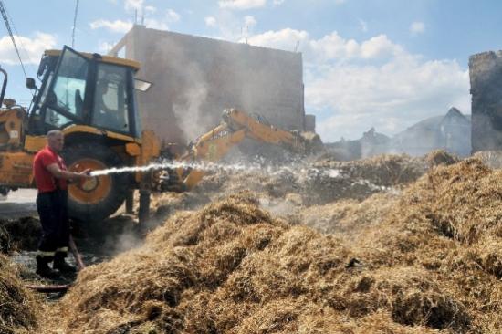 Gümüşhane'de Yangın