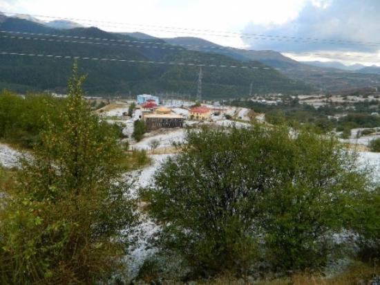 Posof'ta Dolu Yağışı