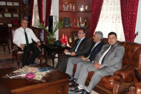 Ahilik Haftası Kutlama Heyeti Belediye Başkanı Ünver'i Ziyaret Etti