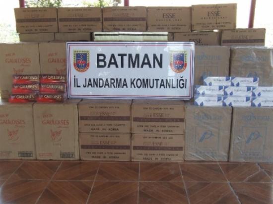 Batman'da 29 Bin 500 Paket Kaçak Sigara Ele Geçirildi